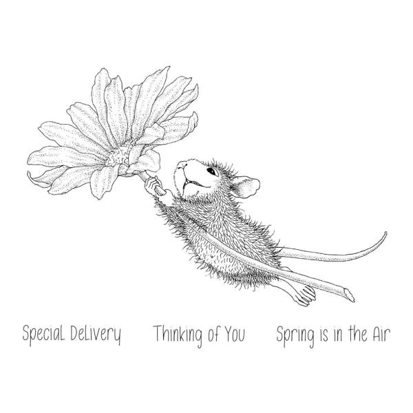 Spellbinders - Gummistempel Set "Daisy Mouse" Cling Stamp