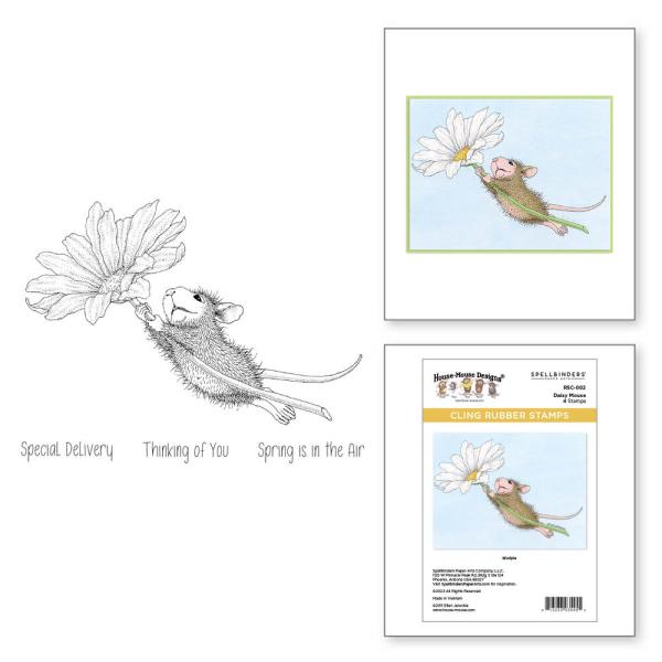 Spellbinders - Gummistempel Set "Daisy Mouse" Cling Stamp