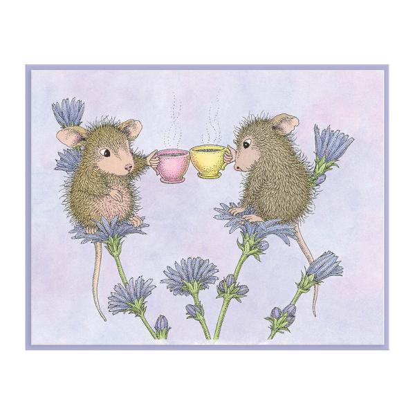 Spellbinders - Gummistempel Set "Tea for Two" Cling Stamp