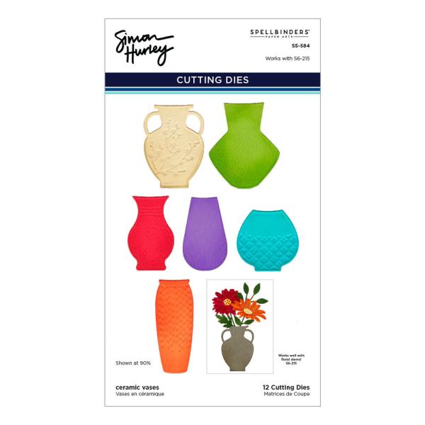 Spellbinders - Stanzschablone "Ceramic Vases" Dies