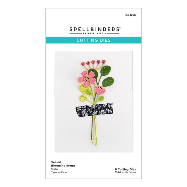 Spellbinders - Stanzschablone "Sealed Blooming Stems" Dies