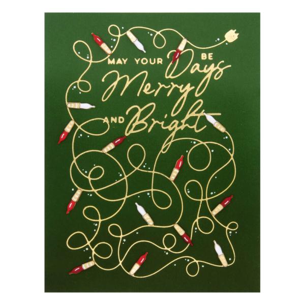 Spellbinders - Glimmer Hot Foil Plate & Dies "De-light-ful Christmas"