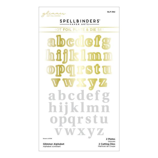 Spellbinders - Glimmer Hot Foil Plate & Dies "Alphabet"