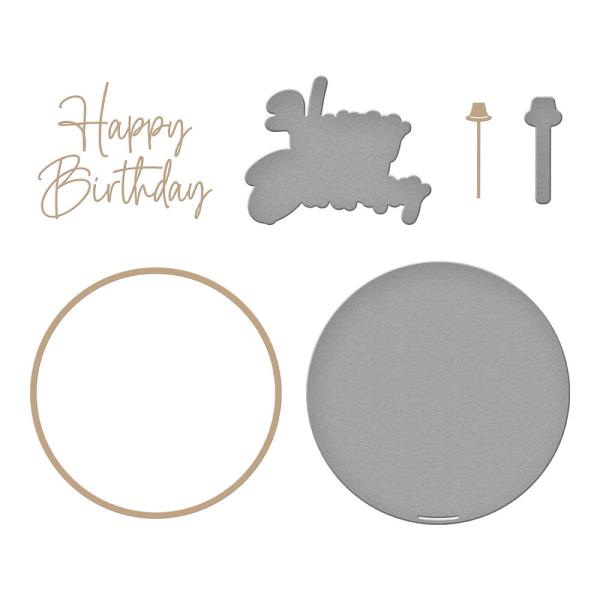 Spellbinders - Glimmer Hot Foil Plate & Dies "Giant Party Balloon"