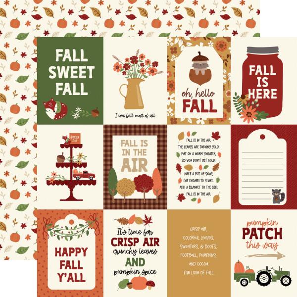 Echo Park - Designpapier "I Love Fall" Collection Kit 12x12 Inch - 12 Bogen