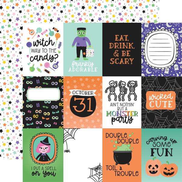 Echo Park - Designpapier "Monster Mash" Collection Kit 12x12 Inch - 12 Bogen