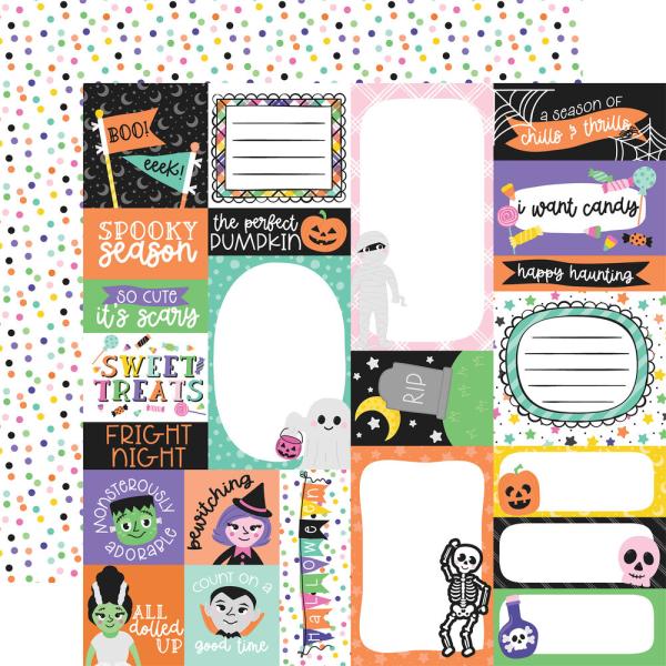 Echo Park - Designpapier "Monster Mash" Paper Pack 6x6 Inch - 24 Bogen