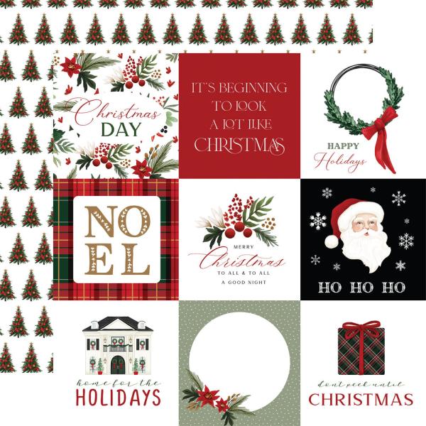 Carta Bella - Designpapier "A Wonderful Christmas" Paper Pad 6x6 Inch - 24 Bogen