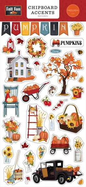 Carta Bella - Chipboard Sticker 6x13 Inch "Fall Fun "