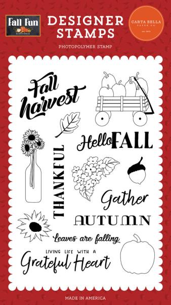 Carta Bella - Stempelset "Fall Harvest" Clear Stamps