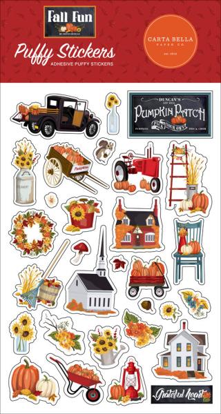 Carta Bella  - Aufkleber "Fall Fun" Puffy Stickers