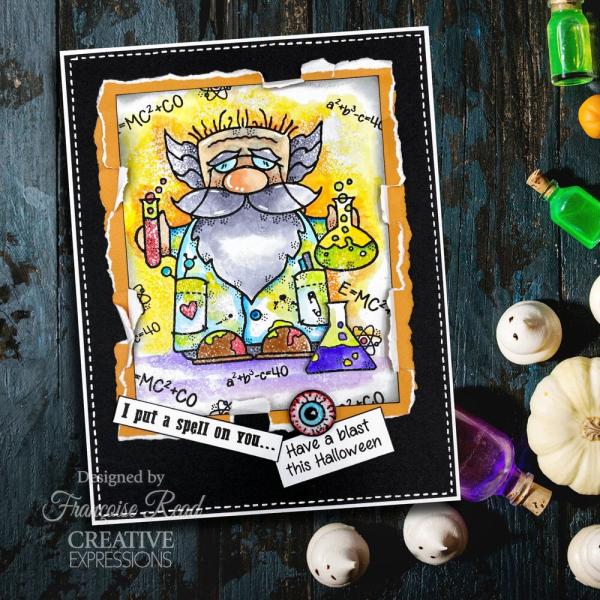 Woodware - Stempelset "Professor Gnome" Clear Stamps Design by Francoise Read