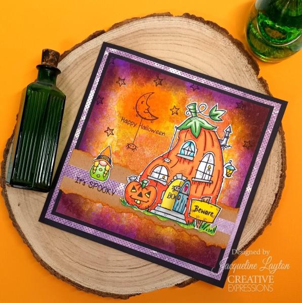 Woodware - Stempelset "Pumpkin House" Clear Stamps Design by Francoise Read