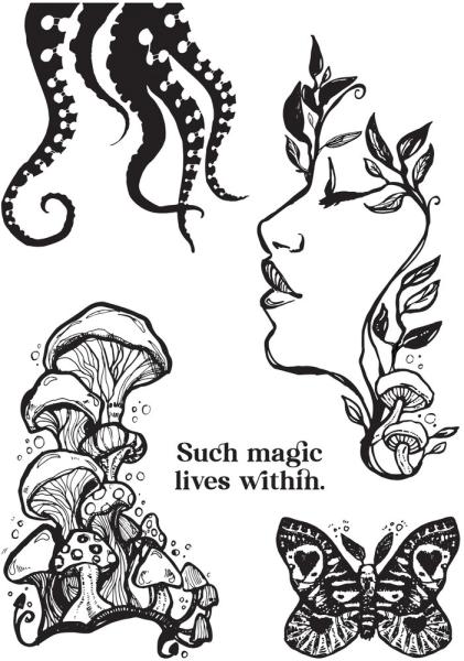 Creative Expressions - Stempelset "Magic Within" Clear Stamps 6x8 Inch Design by Jane Davenport