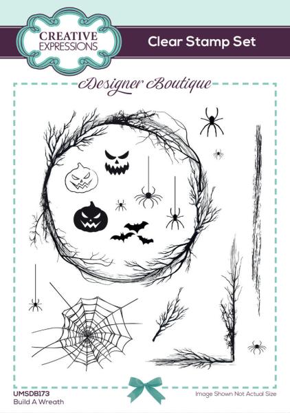 Creative Expressions - Stempelset A6 "Build A Wreath" Clear Stamps