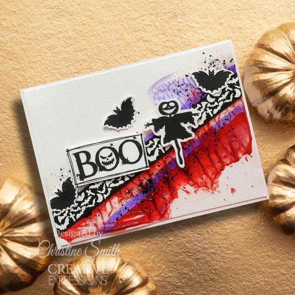 Creative Expressions - Stempelset "Spooky Borders" Clear Stamps 4x8 Inch