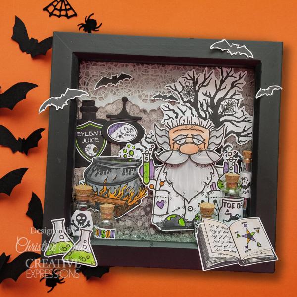 Creative Expressions - Stempelset "Spooky Borders" Clear Stamps 4x8 Inch