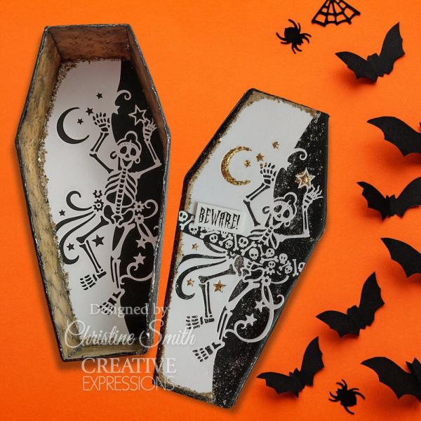 Creative Expressions - Stempelset "Spooky Borders" Clear Stamps 4x8 Inch