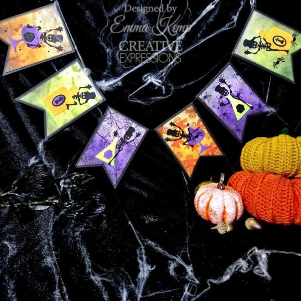 Creative Expressions - Stempelset "Trick or Treat" Clear Stamps 4x8 Inch