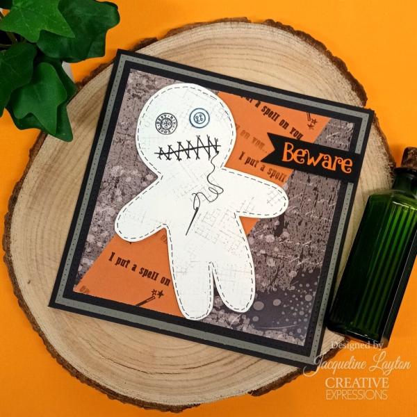 Creative Expressions - Stempelset "Halloween Patch" Clear Stamps 6x4 Inch Design by Sam Poole