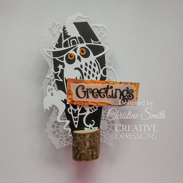 Creative Expressions - Stanzschablone "Halloween Creepy Coffin" Craft Dies Design by Jamie Rodgers