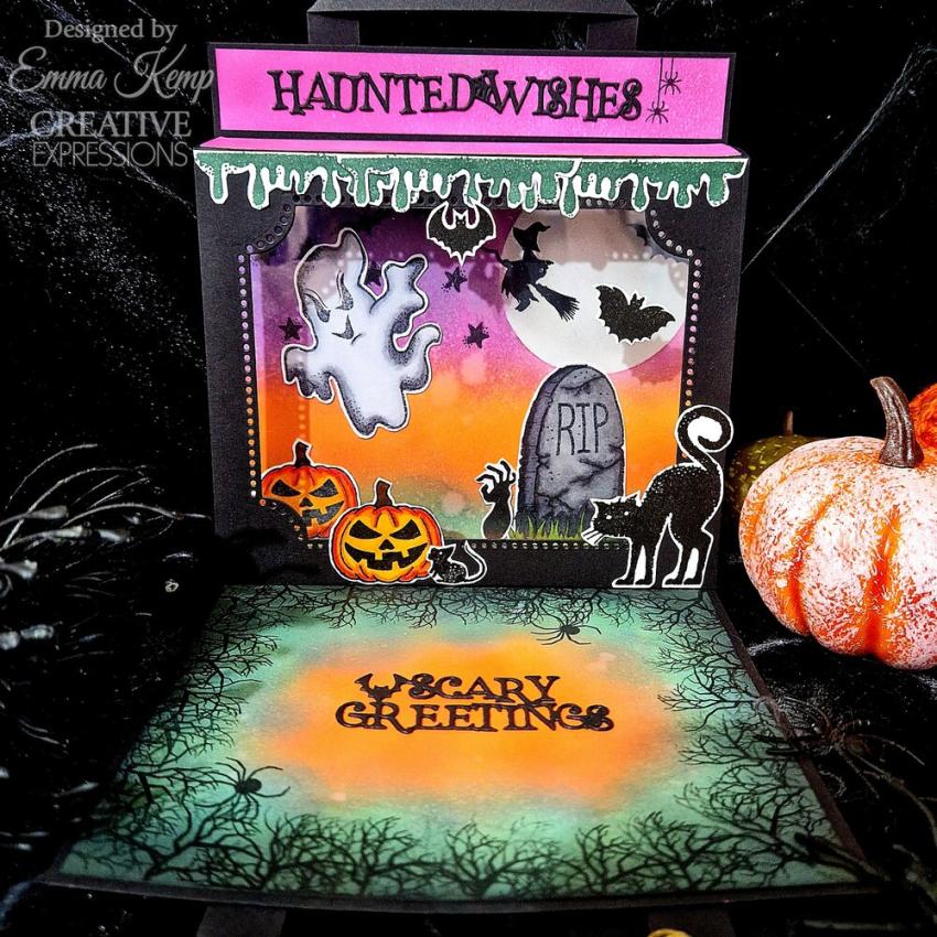 Creative Expressions - Stanzschablone "Scary Greetings" Craft Dies Design by Jamie Rodgers