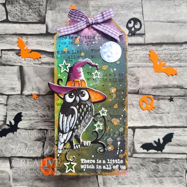 Creative Expressions - Stanzschablone "Cut & Lift Midnight Owl" Craft Dies Design by Cathie Shuttleworth