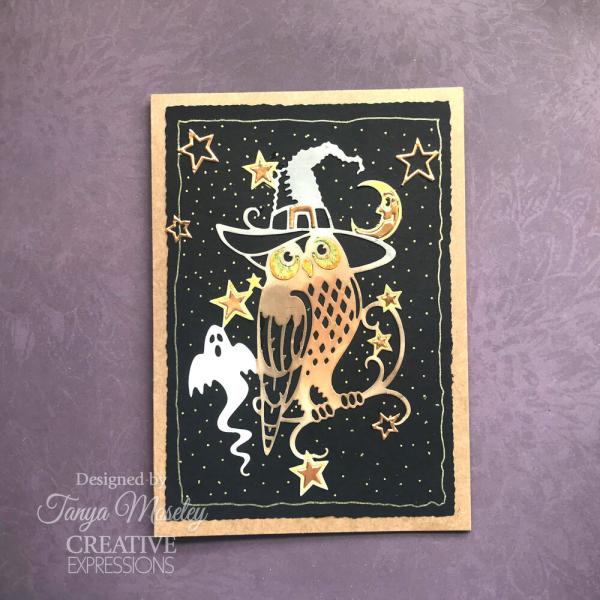 Creative Expressions - Stanzschablone "Cut & Lift Midnight Owl" Craft Dies Design by Cathie Shuttleworth