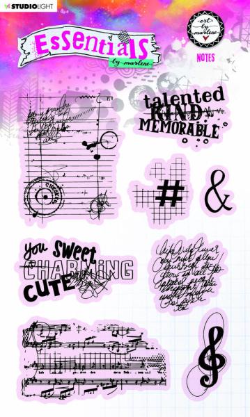 Art By Marlene - Stempelset "Notes" Essentials Clear Stamps