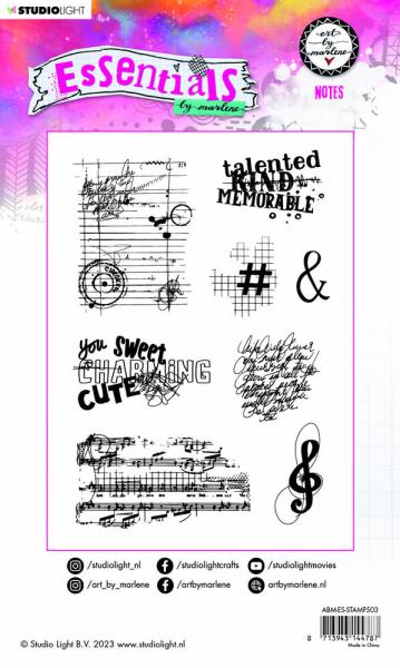 Art By Marlene - Stempelset "Notes" Essentials Clear Stamps