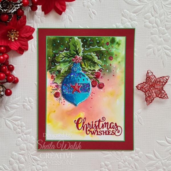 Creative Expressions - Stanzschablone "Bauble Bliss" Craft Dies Design by Cathie Shuttleworth