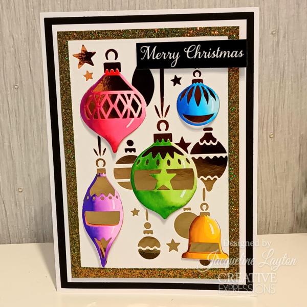 Creative Expressions - Stanzschablone "Bauble Bliss" Craft Dies Design by Cathie Shuttleworth