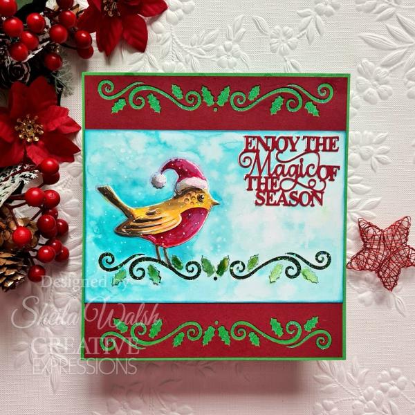 Creative Expressions - Stanzschablone "Festive Trio" Craft Dies Design by Cathie Shuttleworth