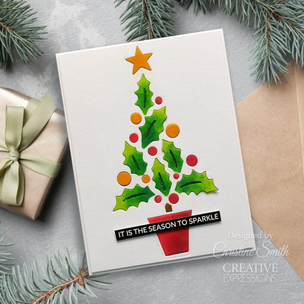 Creative Expressions - Stanzschablone "Yuletide Spruce" Craft Dies Design by Cathie Shuttleworth