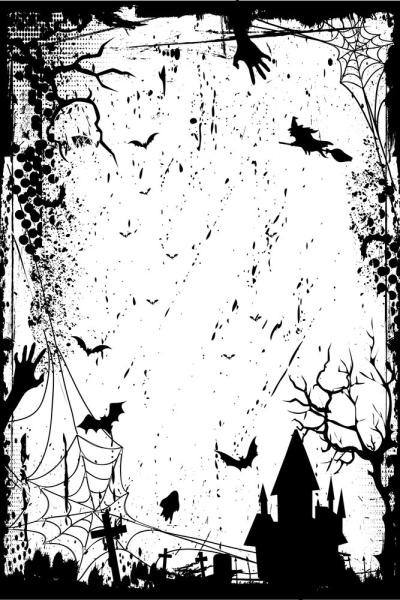 Creative Expressions - Stempel A6 "Ghostly Manor" Clear Stamps