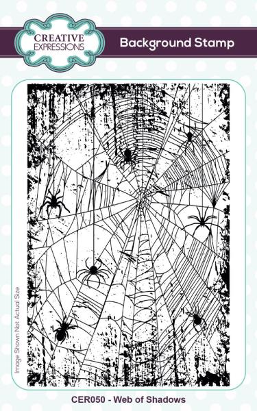 Creative Expressions - Stempel A6 "Web of Shadows" Clear Stamps