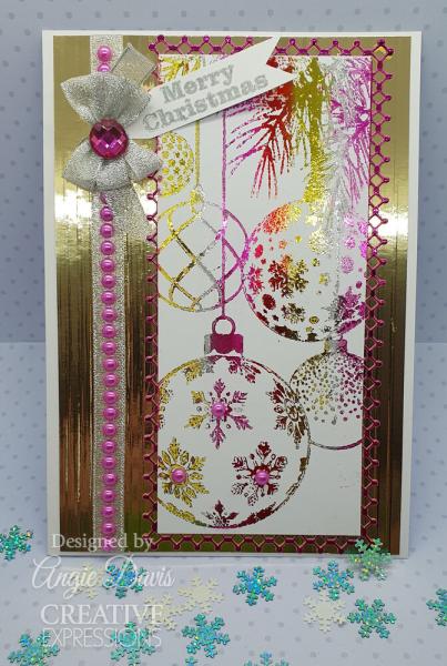 Creative Expressions - Gummistempel "Bauble Bough" Rubber Stamp