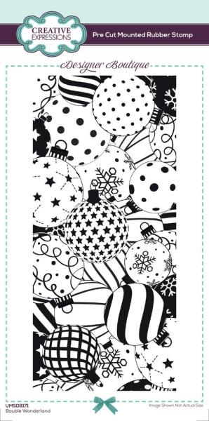 Creative Expressions - Gummistempel "Bauble Wonderland" Rubber Stamp