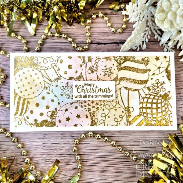 Creative Expressions - Gummistempel "Bauble Wonderland" Rubber Stamp