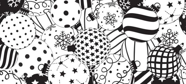 Creative Expressions - Gummistempel "Bauble Wonderland" Rubber Stamp