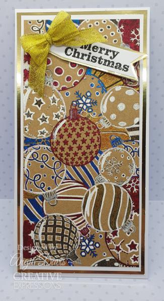 Creative Expressions - Gummistempel "Bauble Wonderland" Rubber Stamp