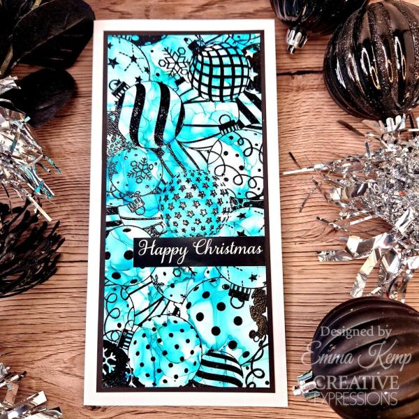 Creative Expressions - Gummistempel "Bauble Wonderland" Rubber Stamp