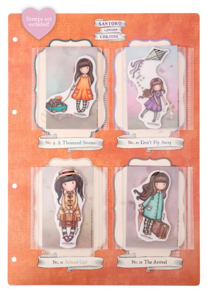 Studio Light Gorjuss - Pocket Sheet for Cling Stamps no. 9-12