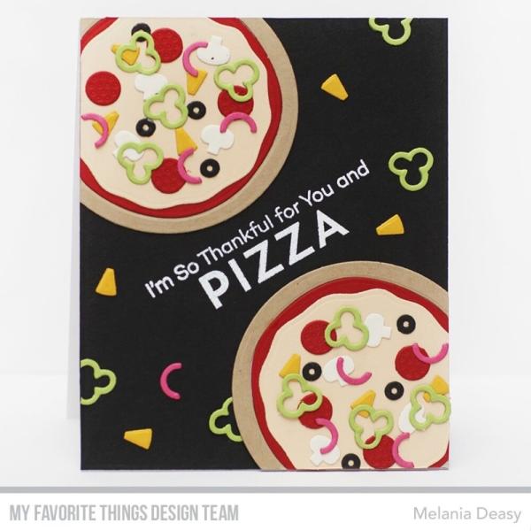 My Favorite Things Stempelset "Pizza My Heart" Clear Stamps