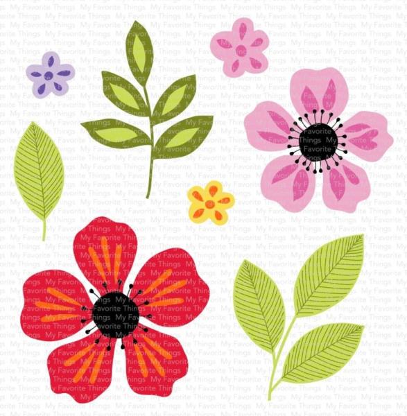 My Favorite Things Stempelset "Flashy Florals" Clear Stamps