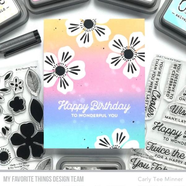 My Favorite Things Stempelset "Twice the Wishes" Clear Stamps