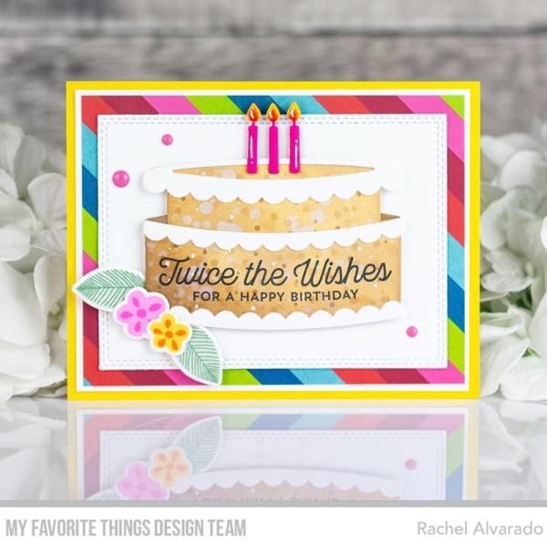 My Favorite Things Stempelset "Twice the Wishes" Clear Stamps