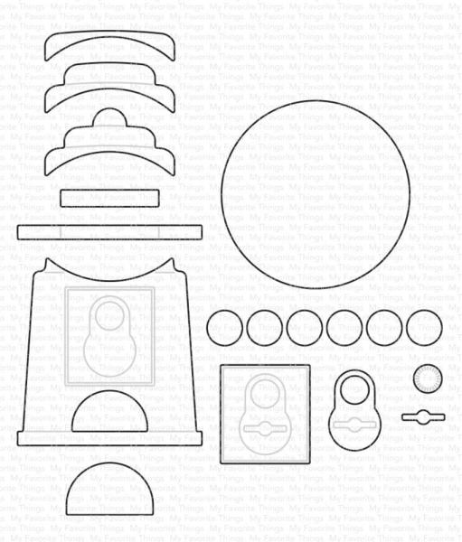 My Favorite Things - Stanzschablone "Gumball Machine" Die-namics