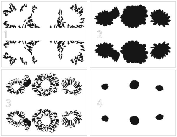 The Crafters Workshop - Layered Schablone 8x11 Inch "Daisy Banner" Stencil