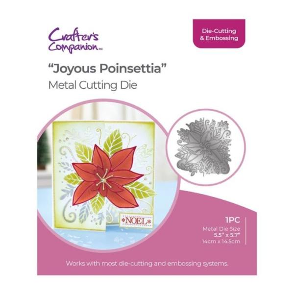 Gemini - Stanzschablone "Joyous Poinsettia" Half Create a Card Dies